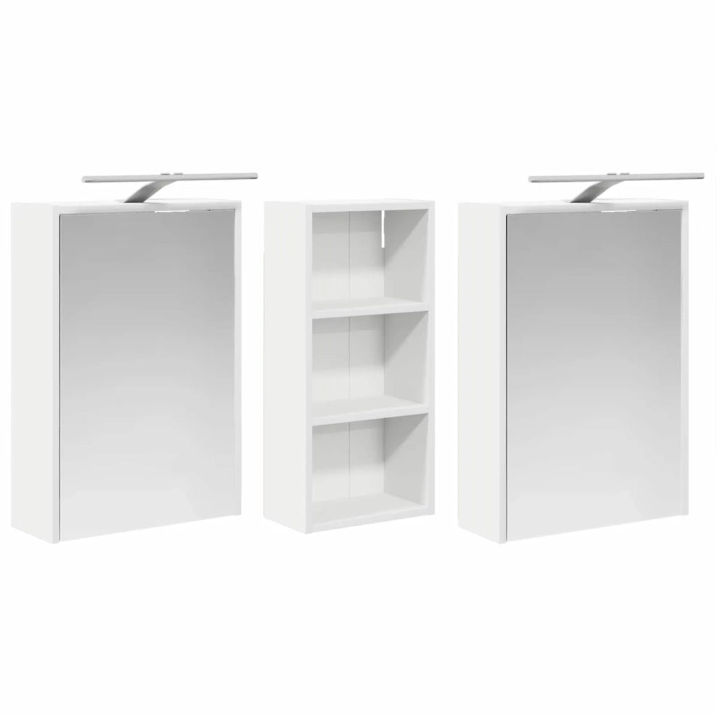 Set di Armadi da Bagno 3 pcs 116 x 16 x 62,5 cm