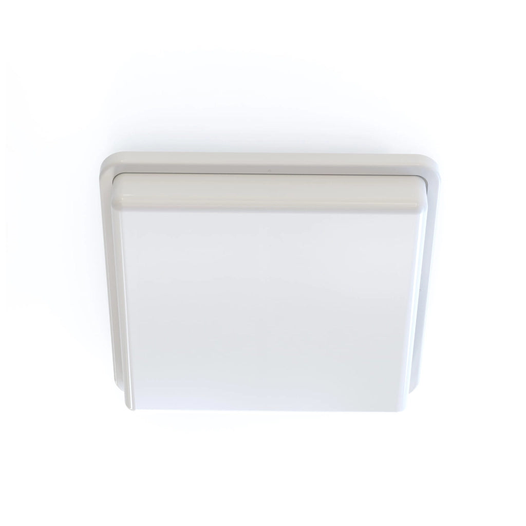 Plafoniera Nowodvorski Tahoe 10037 quadrata 25cm E27 IP44 bianca