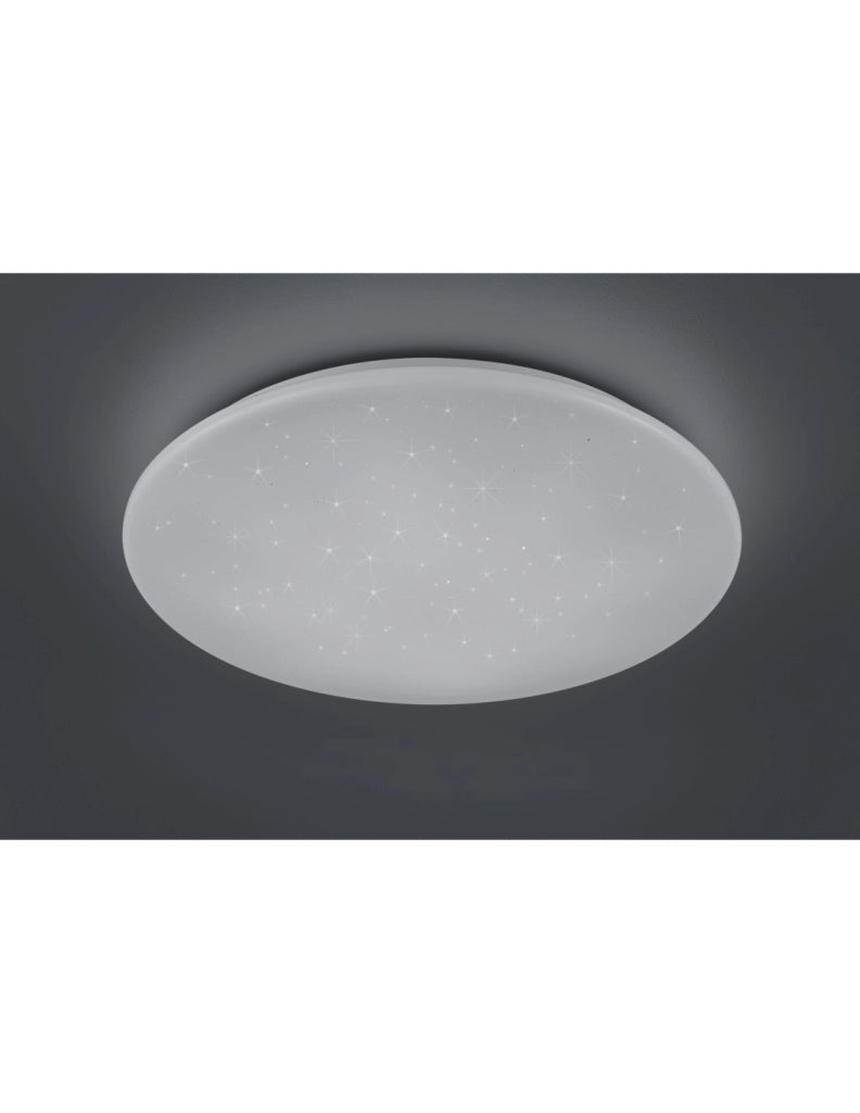 Plafoniera Kato Led Dimmerabile Bianco Effetto Stelle Scintillanti Ø60 cm Trio Lighting