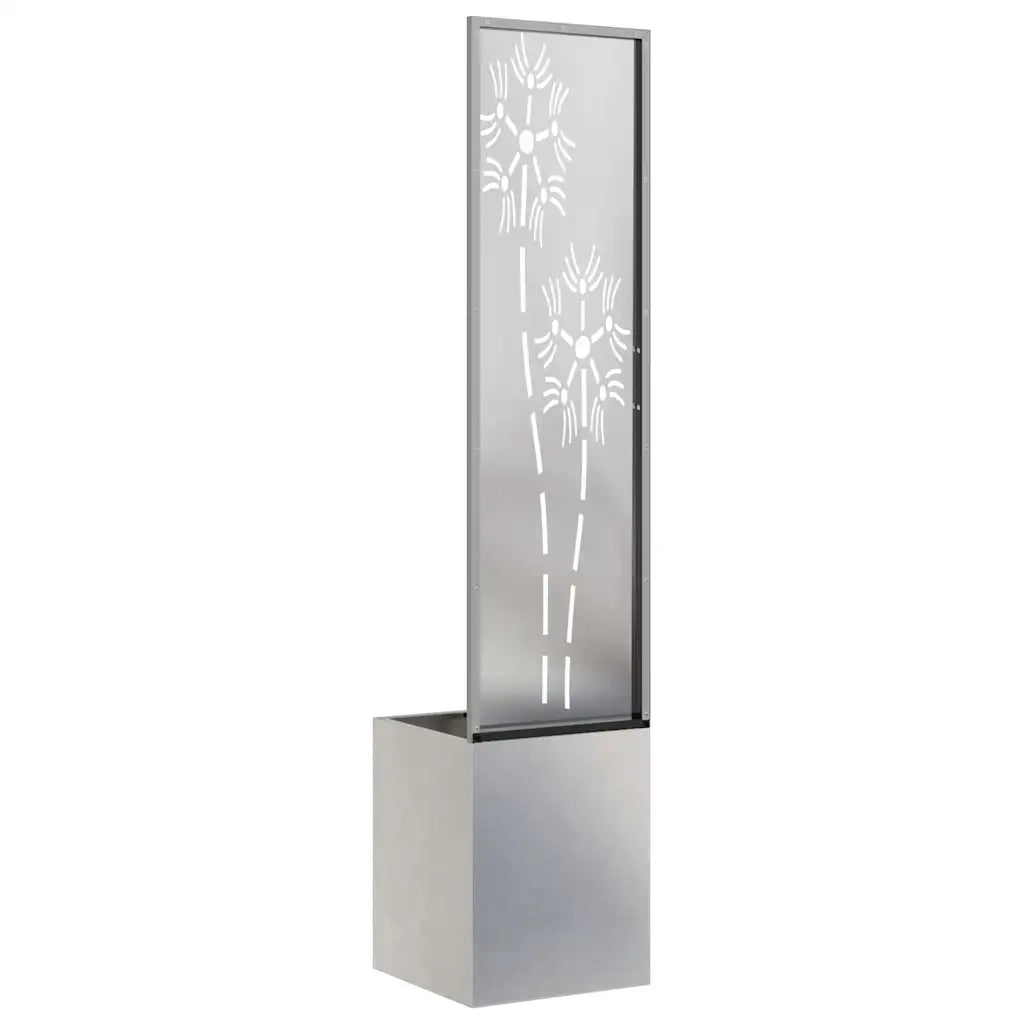Schermo per privacy in giardino Floreale Argento 32 x 150 cm CFW5370197