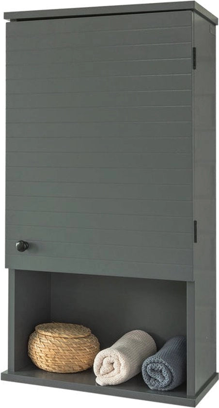 Cassa da parete - Ripostiglio bagno - Cassettino farmaceutico - Resistente alla polvere e all'acqua - Piastra apribile con facile accesso - Progetto versatile - 40 cm x 76 cm x 21 cm