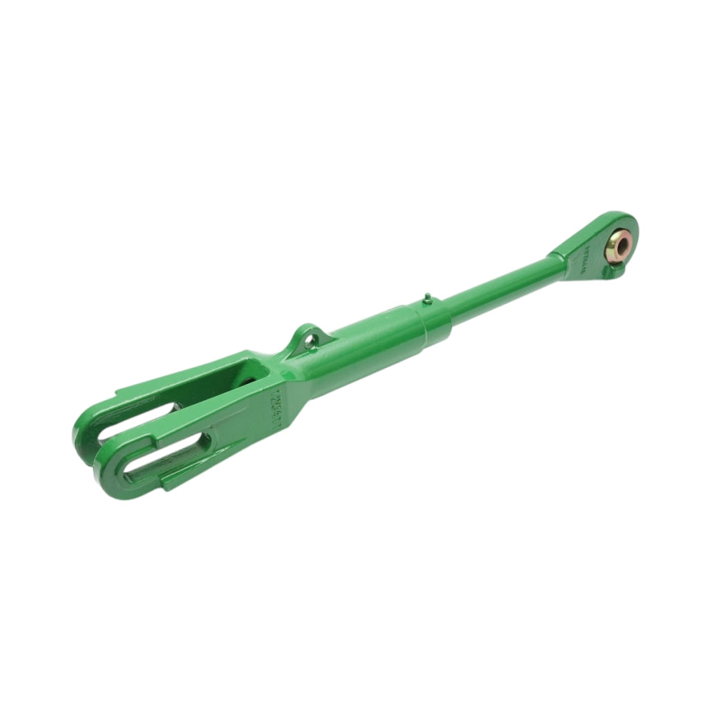 Tirante di sollevamento sinistro John Deere con testa sferica 20 mm – codici OEM AL200837, AL200839, RE206267