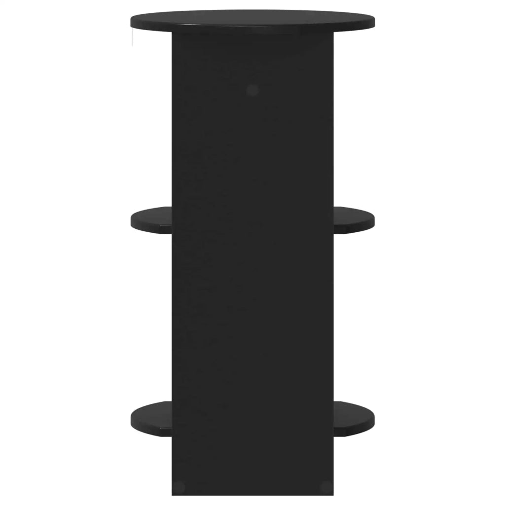 Mobile laterale Nero Legno ingegnerizzato 899835