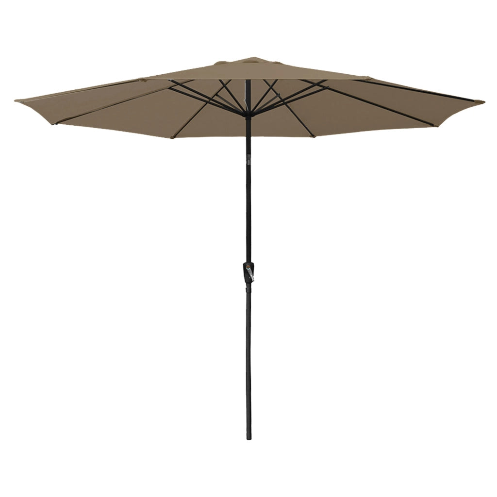 HAPUNAOmbrello rotondo dritto diametro 3,30m taupe