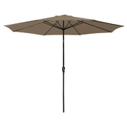 HAPUNAOmbrello rotondo dritto diametro 3,30m taupe