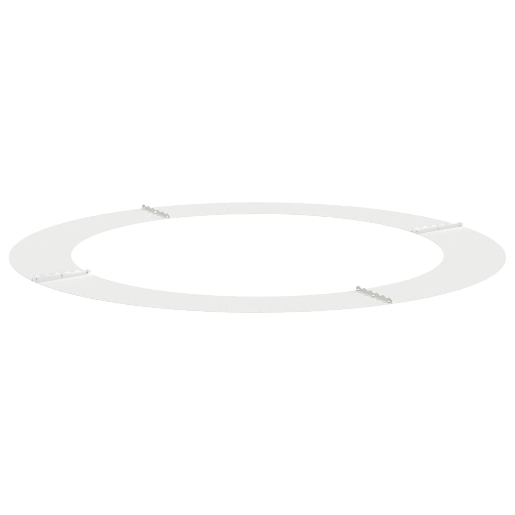 Vaso in Metallo Bianco Grande Bianco Metallo Grande Leggero