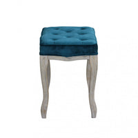 Sgabello Marly 50x36x47 h cm in Velluto Blu
