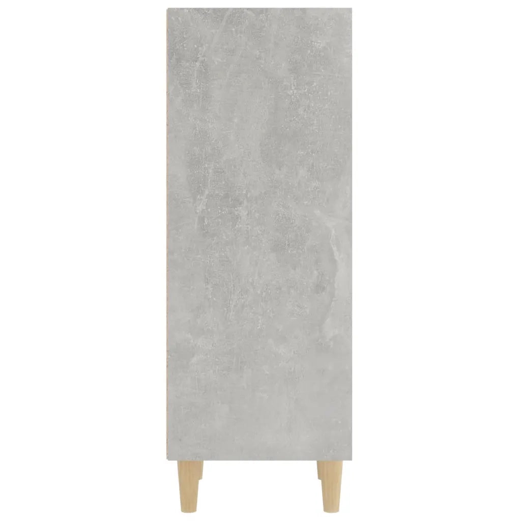Credenza Grigio Cemento 34,5x32,5x90 cm in Legno Multistrato 812379