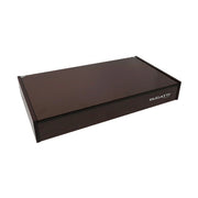 ALADDIN Ghiera Cromata, Posate Set 24 pz, Scatola Legno Wengè, Colore: Onice