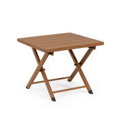 Tavolino pieghevole da esterno in alluminio 44x43 cm - TERRA