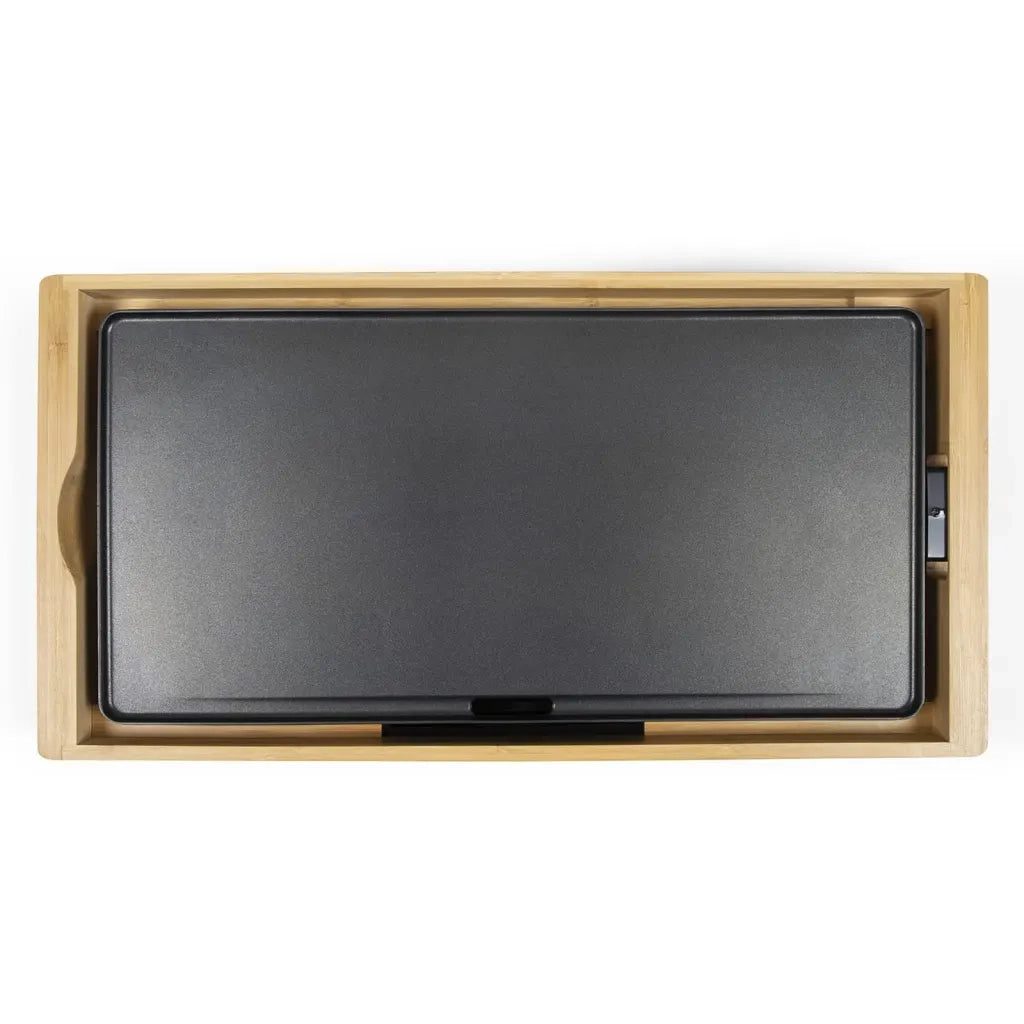 Livoo Griglia in Bambù 58x30x6 cm 2200 W Legno 443467