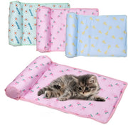 Koelmat autoadigliacente per cani e gatti, materassino auto rinfrescante di lato ghiacciato, materassino rinfrescante lavabile per gatti, materassino rinfrescante per cani e gatti (C, 60 x 40 cm)