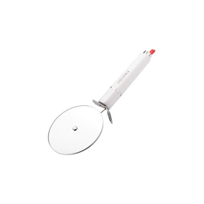 Pedrini Taglia Pizza Lillo Stile Rotella Maxi Inox Lucido e Bianco