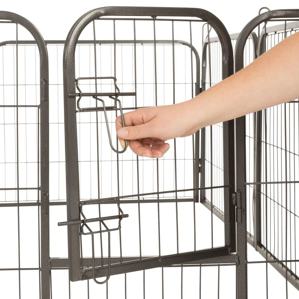Gabbia modulare per cani 60 cm grigia 3708149