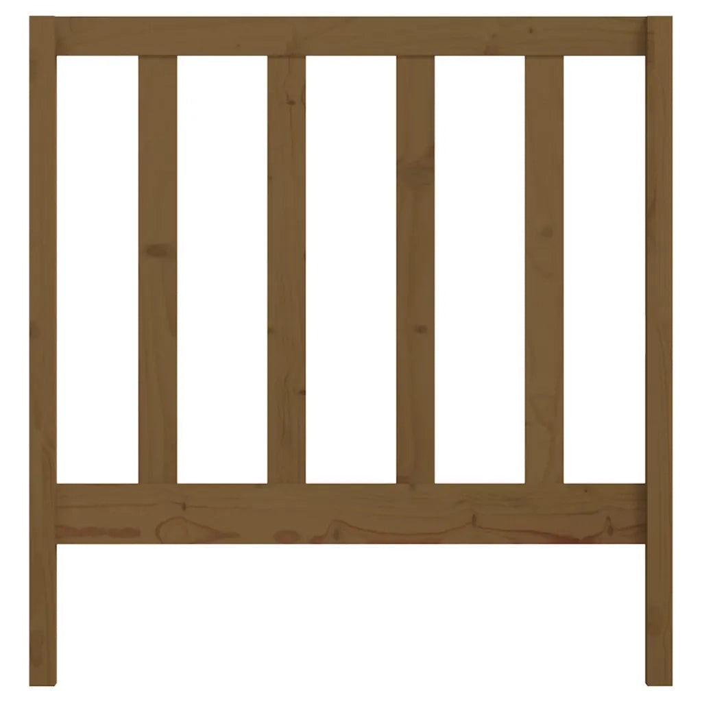 Testiera per Letto Miele 96x4x100 cm in Legno Massello di Pino cod mxl 31737