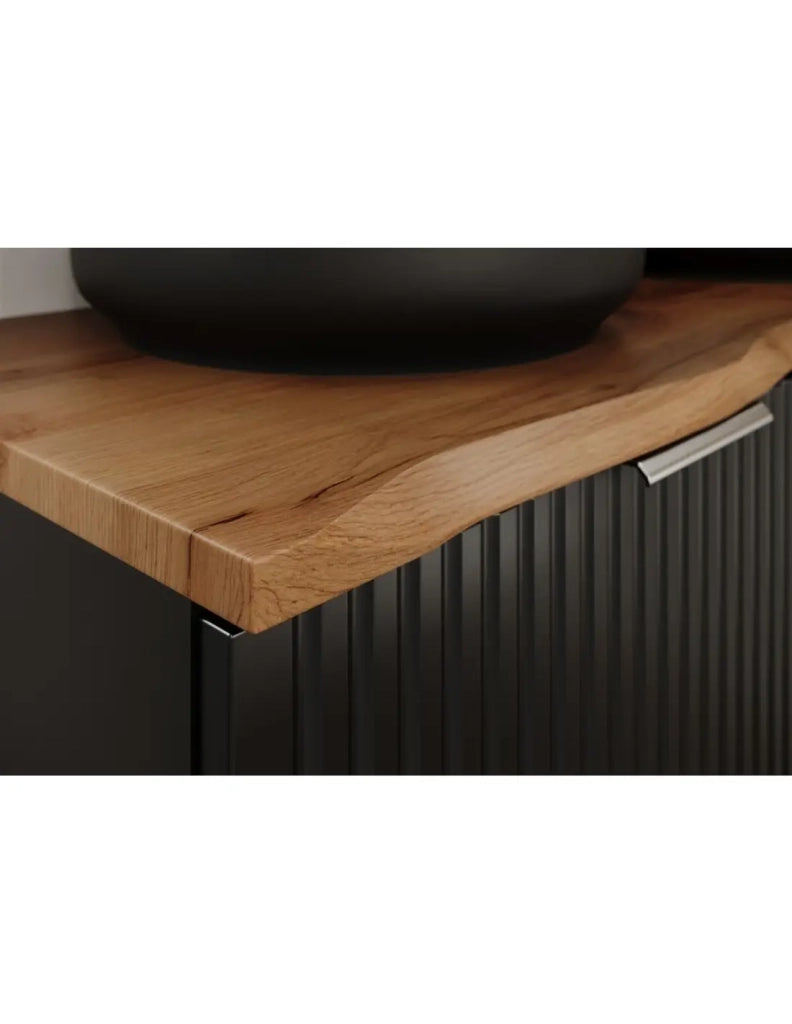 Piano per lavabo NATOURA 80,6 cm in MDF colore quercia Wotan