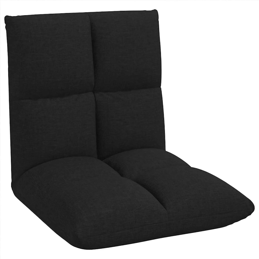 Sedia da Pavimento Nero 50 x 61 x 57 cm Tessuto 42028144