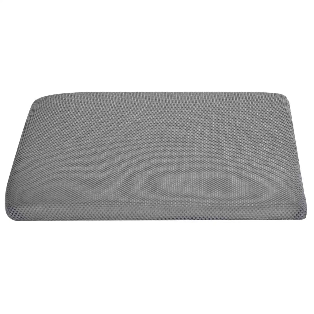 Cuscino per la seduta Grigio 39 x 38 x 8,5 cm Schiuma PU CFW2196142