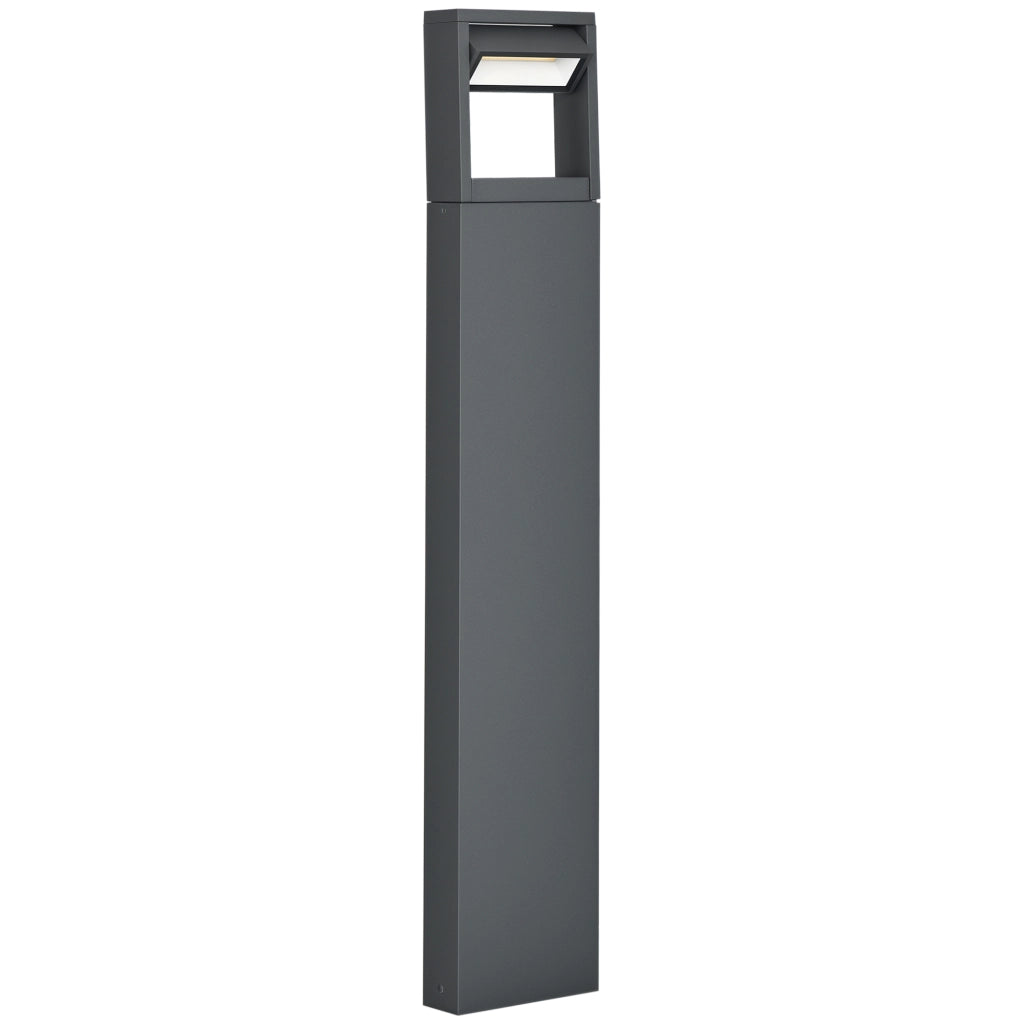 Lampada da Giardino ¨C Minimal ¨C Grigio Scuro 16x5x90 cm