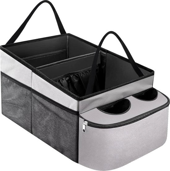 Organizzatore per bambini con contenitore e spazio di stoccaggio - Grigio