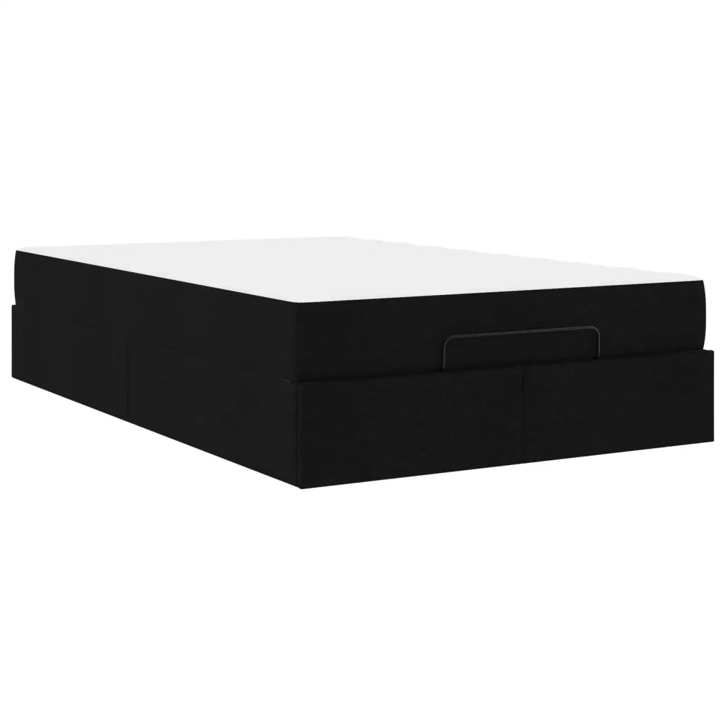 Struttura letto con materasso 2 pcs Nero Tessuto 3399482