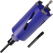 Bozzolo per perforazione in cemento con centroing e adattatore SDS Plus, diametro 82 mm, lunghezza 200 mm