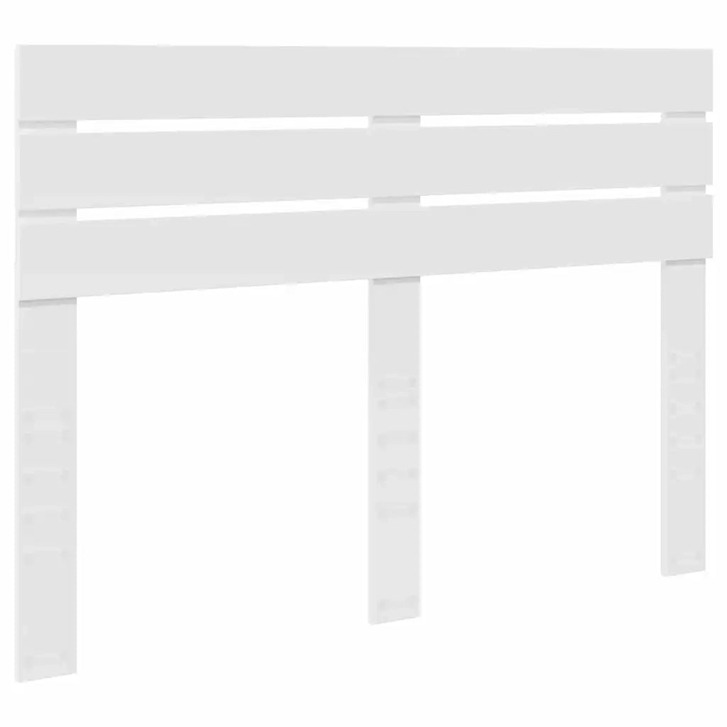 Testiera-Testata-Testiera Decorativa Bianco 160 cm Legno multistrato 487388