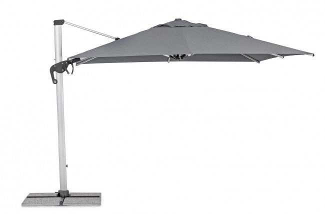 Ombrellone da Giardino Decentrato 3x3x2,51h m Ines Grigio Scuro