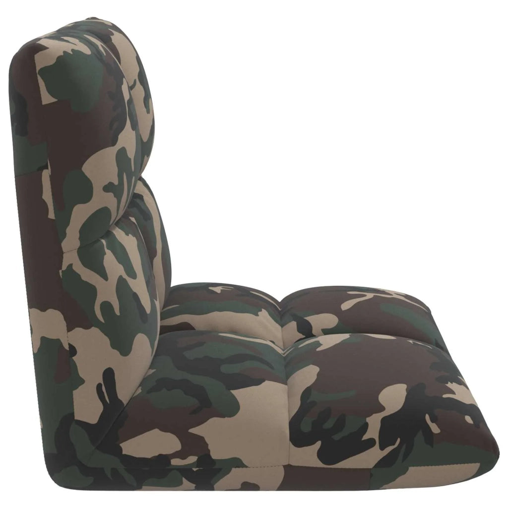 Sedia da Pavimento Verde militare 50 x 61 x 57 cm Tessuto 42028149