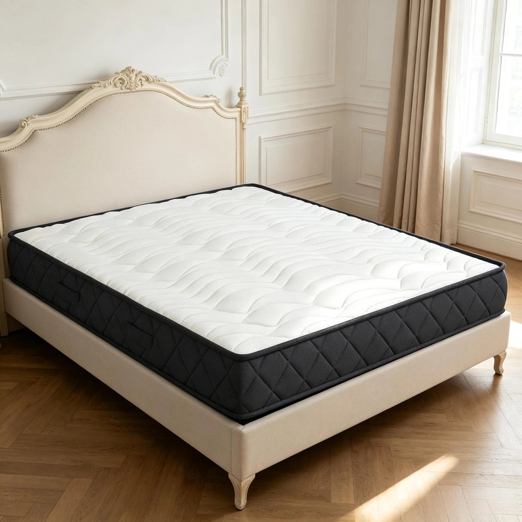 Materassi 140 x 190 cm, materassi per 2 persone, in memory foam sagomato, spessore 20 cm (solo con 1 materasso)