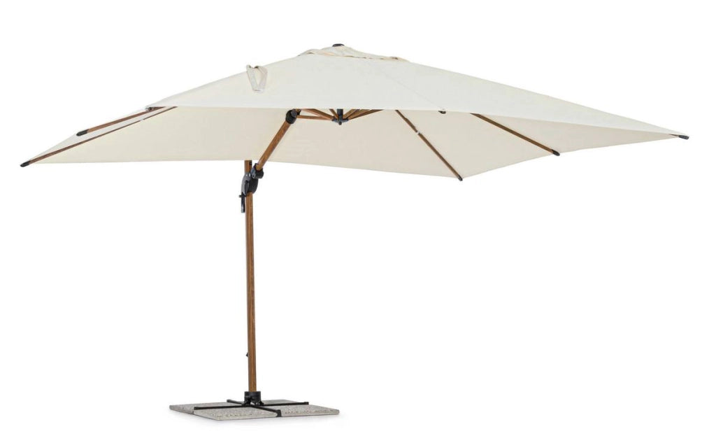 Ombrellone da Giardino 3x4 4x4 Decentrato Esterno Legno Alluminio Orion Bizzotto Misura: 3 X 3