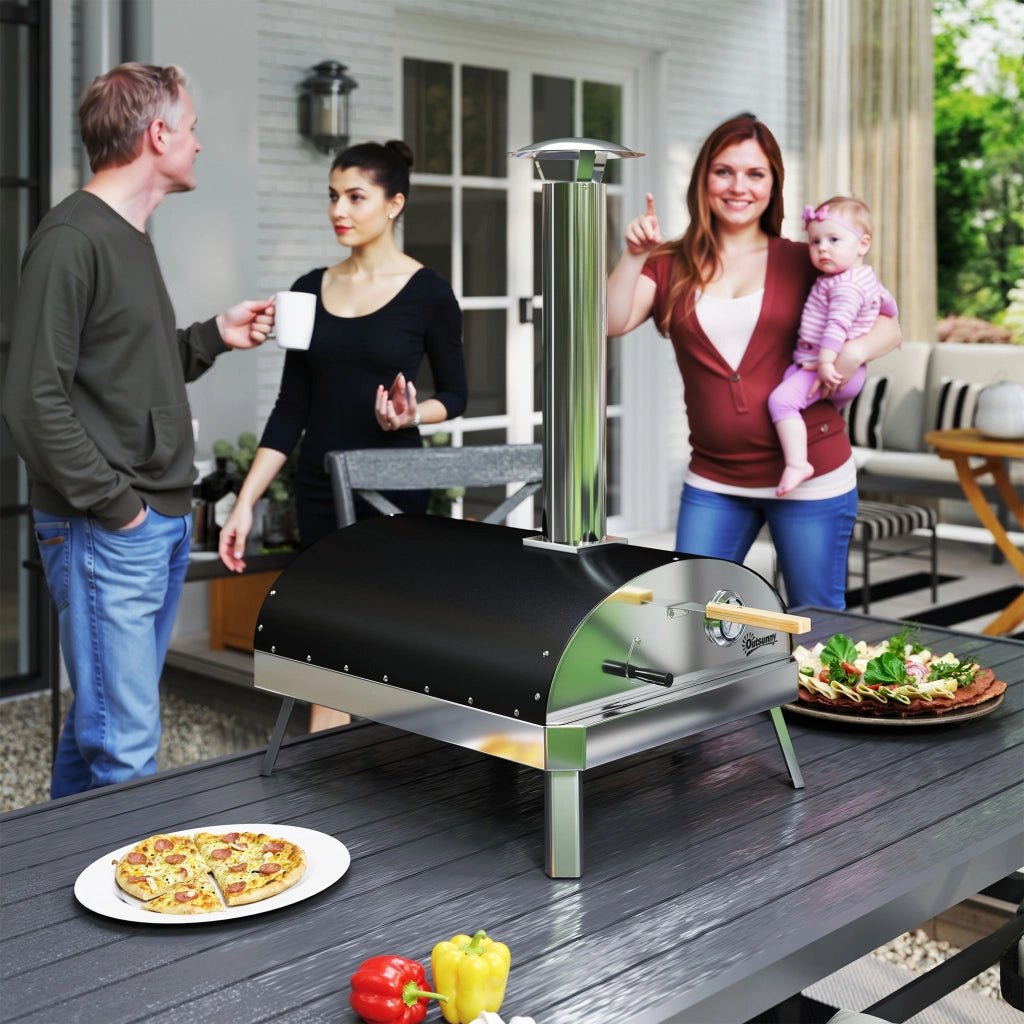 Forno Pizza Legna Mini con Pietra Refrattaria ¨C Xylo ¨C Giardino Terrazza Camping