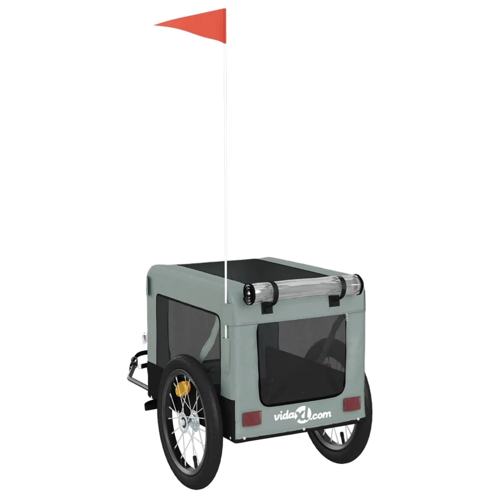 Rimorchio/carrello per animali domestici grigio 02_0044261