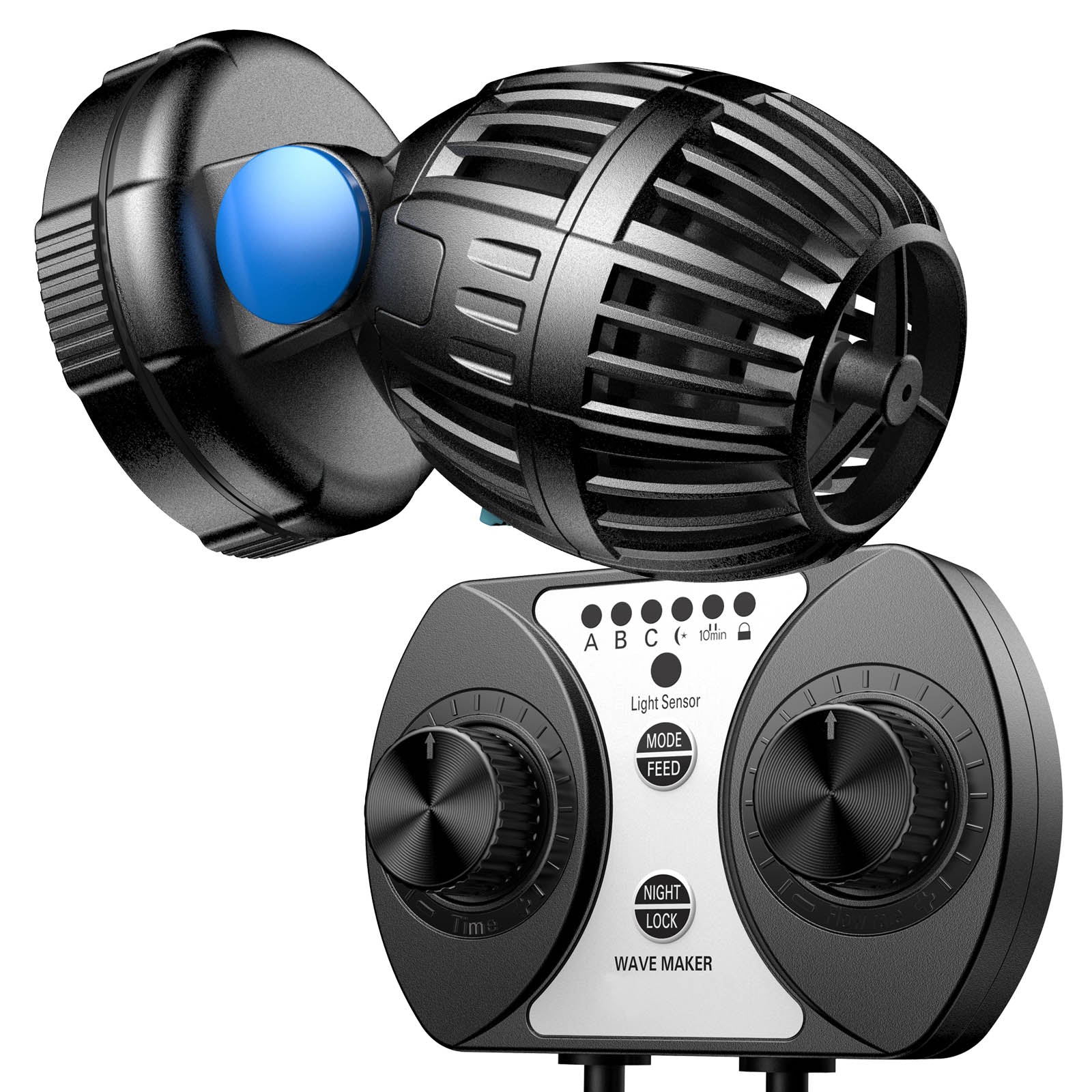 CW-110 Pompa di movimento con controller per acquari 500-4000l/h 10W Generatore di onde