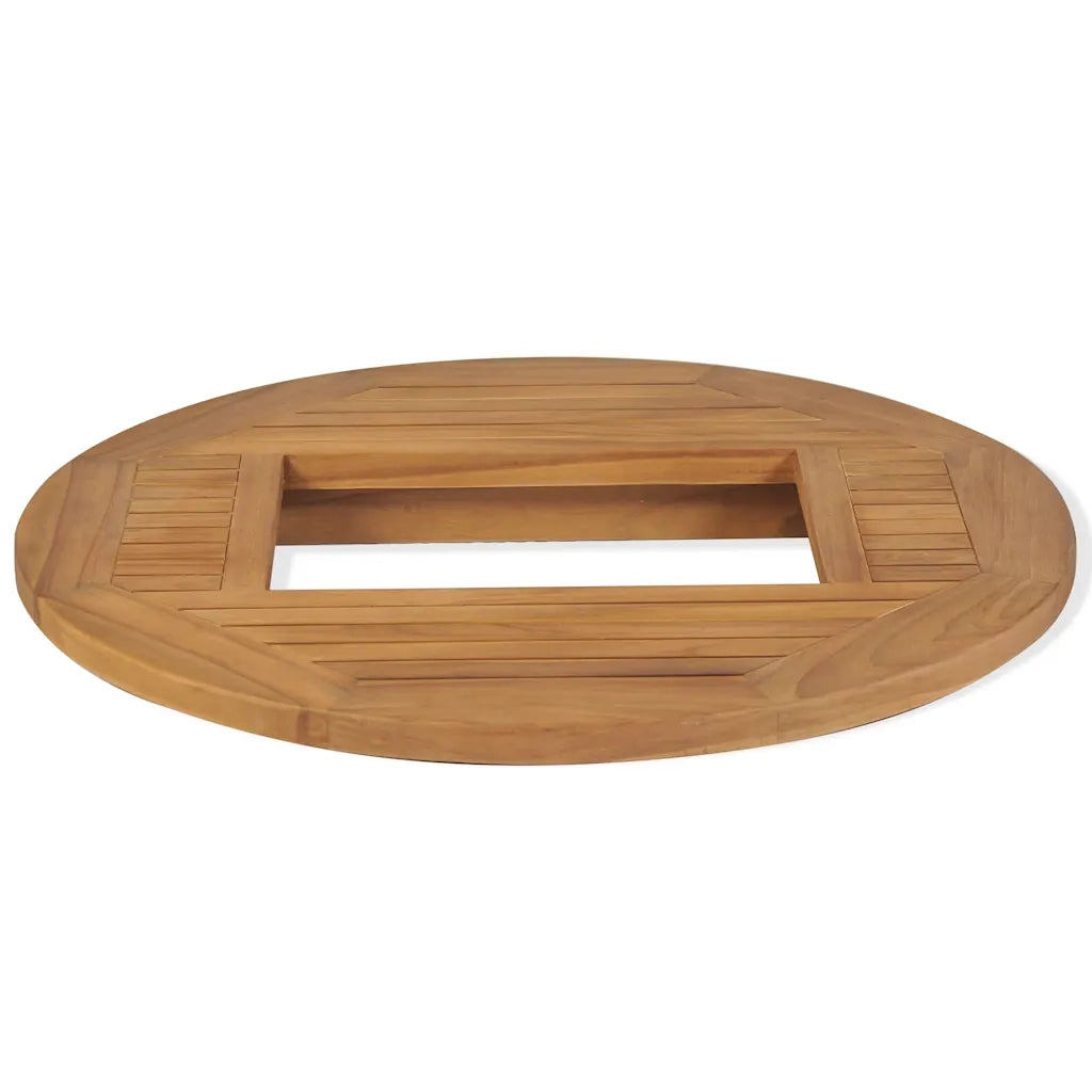 Piano Tavolo per Cassa di Birra in Legno di Teak 70 cm 43807