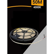 Trade Shop - Striscia Led Smd 2835 Bobina Da 50mt 24v Ip20 Luce 3000k 6500k 4000k 50m-24v-240 - -bianco Naturale      -
