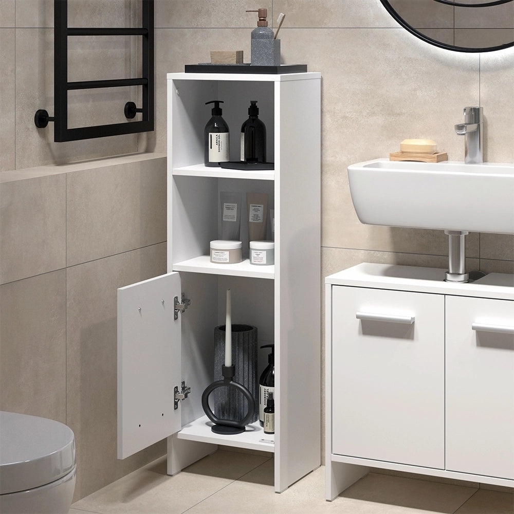 Vicco Set di mobili da bagno Bianco 3 pezzi