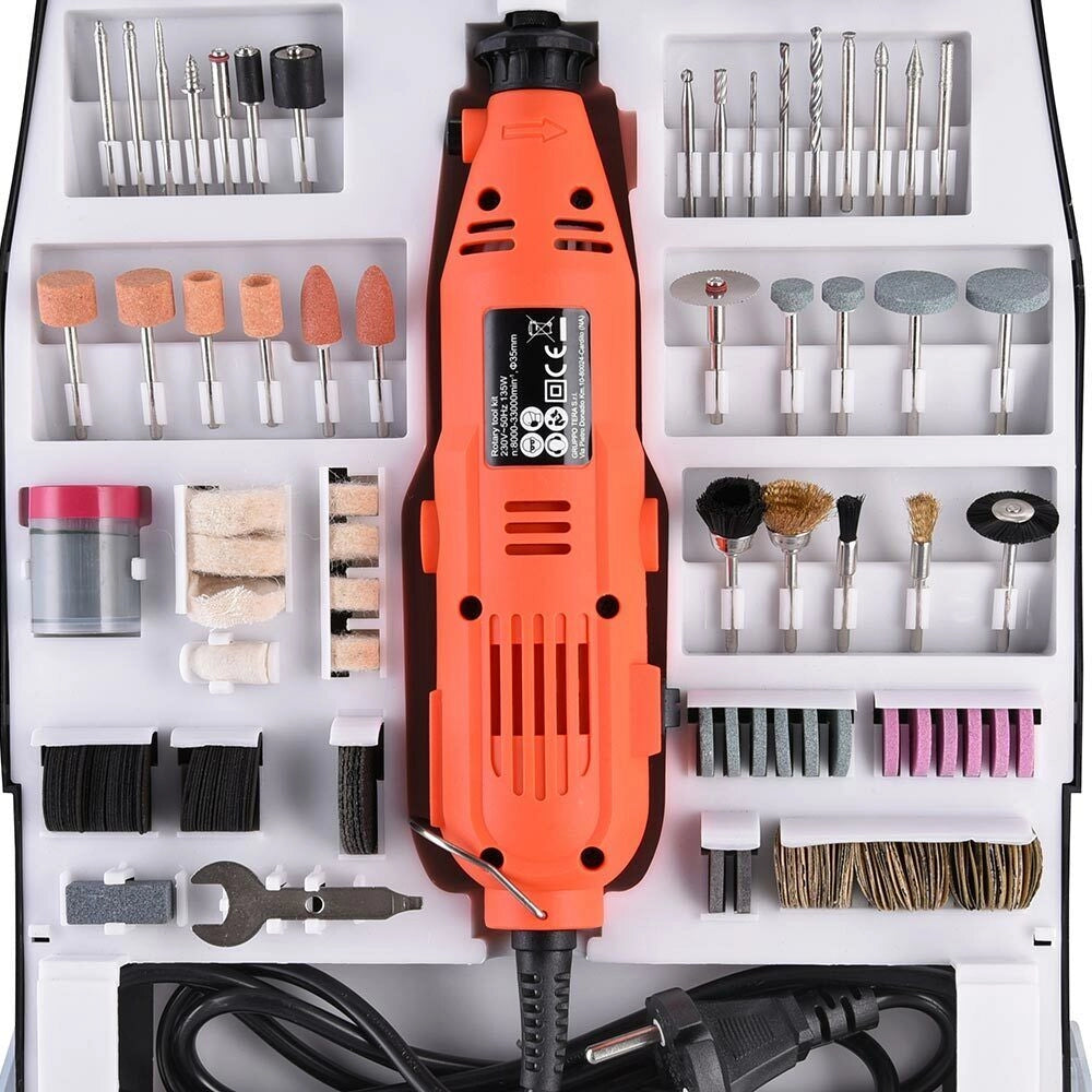 Utensile Rotativo Mini Trapano Fresa Smerigliatrice 135W Mini Drill 233pz