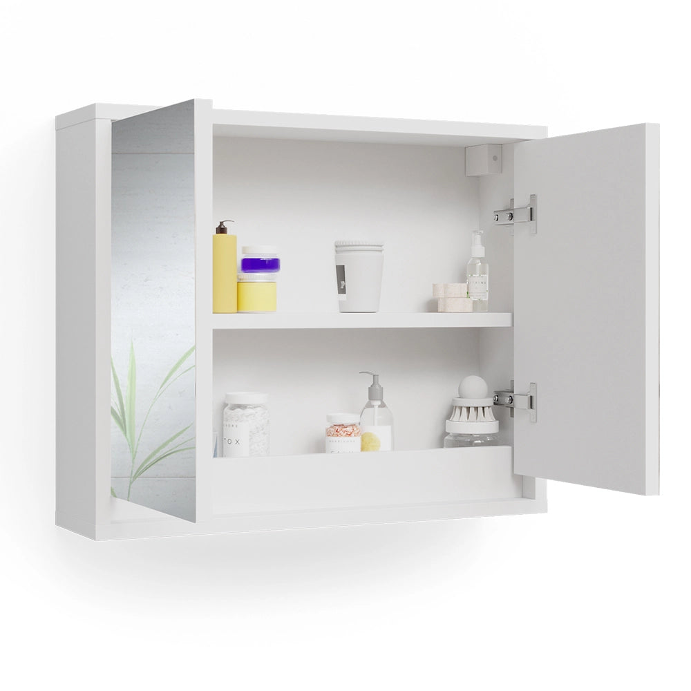 Vicco Specchio contenitore bagno Bianco 55 x 45 cm
