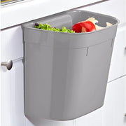 Trade Shop - Pattumiera Cestino Da Cucina Portaoggetti Salvaspazio Da Appendere Compatto 27x16xh21cm -