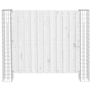 2 pz Palo della recinzione | Pannello per recinzione Argento 20 x 20 x 190 cm Metallo