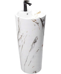 Lavabo Monolitico Blanka Marble