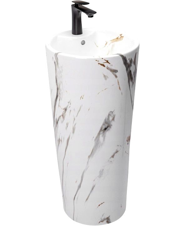 Lavabo Monolitico Blanka Marble