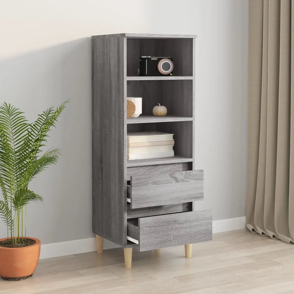 Credenza-Buffet-Armadio da cucina Grigio Sonoma 40x36x110 cm in Legno Multistrato 344749