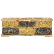 Tavolino da salotto | Tavolino da caff¨¨ | Tavolino da Soggiorno 100x50x35 cm in Legno Massello di Mango
