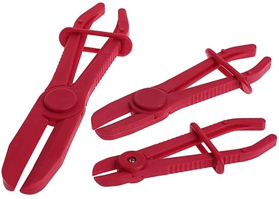 Assortimento di Slangklemme 3 pezzi - Slangklem Flessibile - Nylon di Alta Qualità - Apertura 0-65 mm - Duraturo - Sicurezza