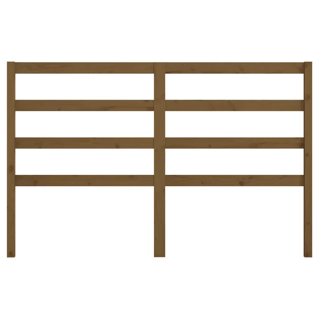 Testiera per Letto ambra 166x4x100 cm in Legno Massello di Pino 817653