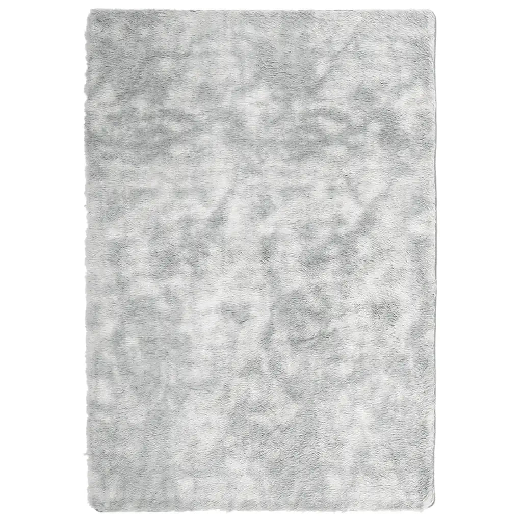 Tappeto Shaggy a Pelo Lungo NAVARRA Grigio Argento 160x230cm 4102844