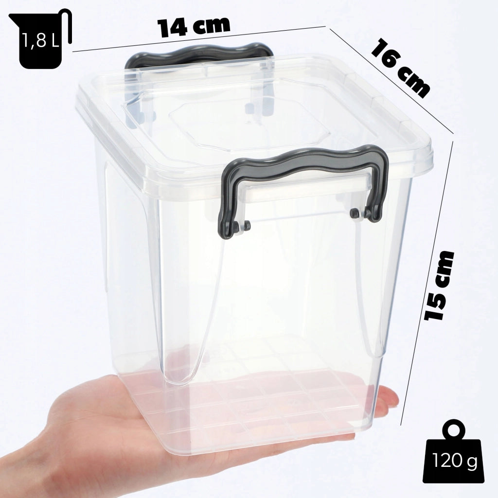 Contenitore per alimenti KADAX da 1,8 litri con coperchio