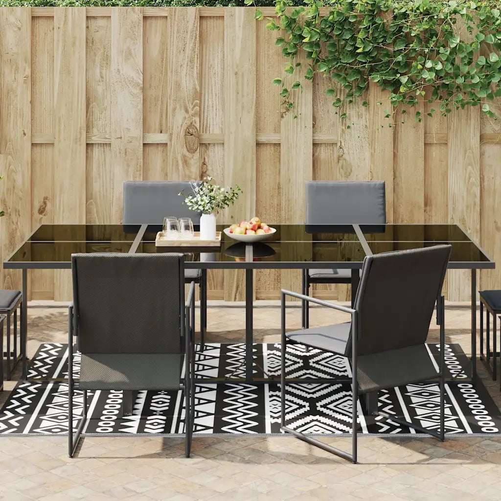 Tappeto da Esterni Nero 160x230 cm in PP cod mxl 77208
